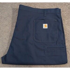 Carhartt Rugged Professional Series Relaxed Fit Blue Pants 103109 Men's 50x32
